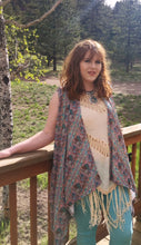 Load image into Gallery viewer, Western Chic Aztec Kimono