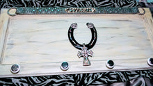 Load image into Gallery viewer, Western Chic Hand-made Rhinestone Horseshoe Wall Decor